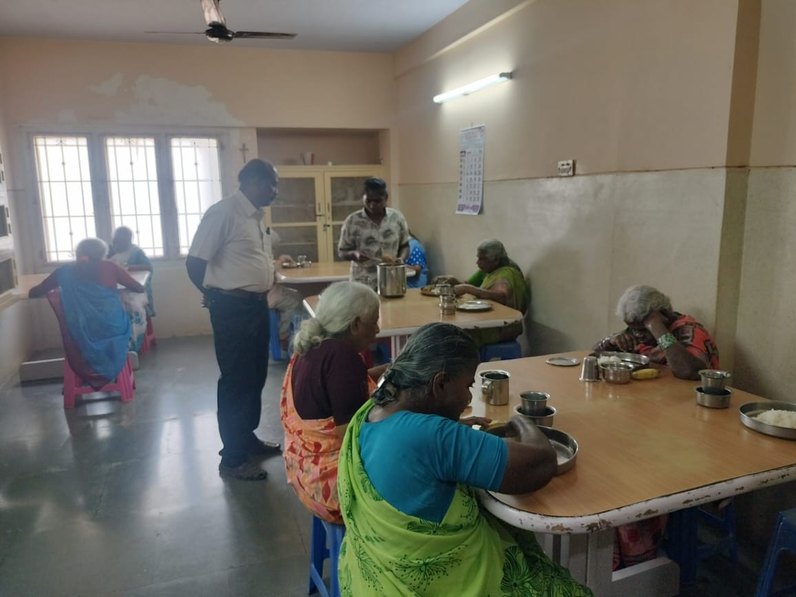 Old Age People : Food Distribution